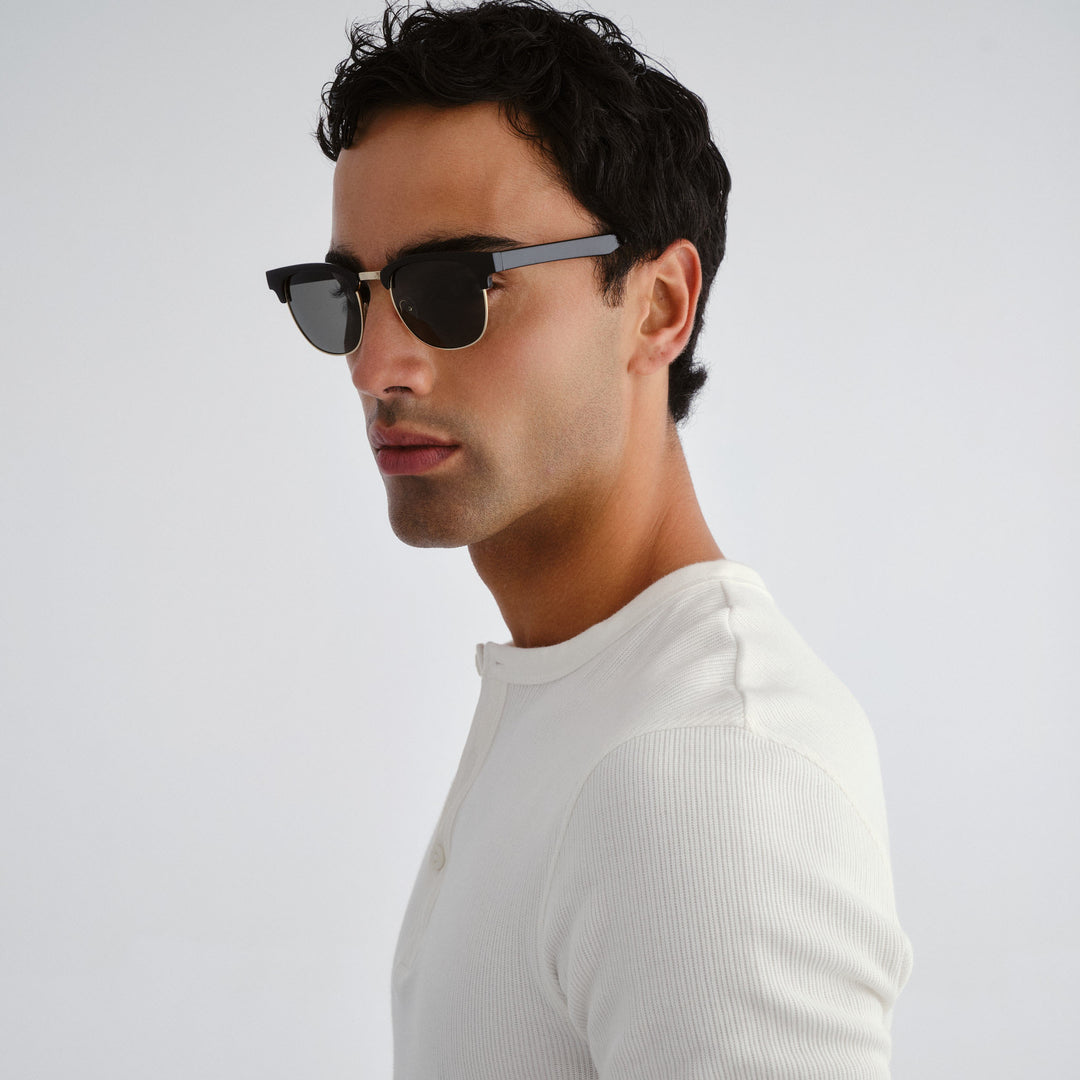 Atherton Sunglasses - Shiny Black