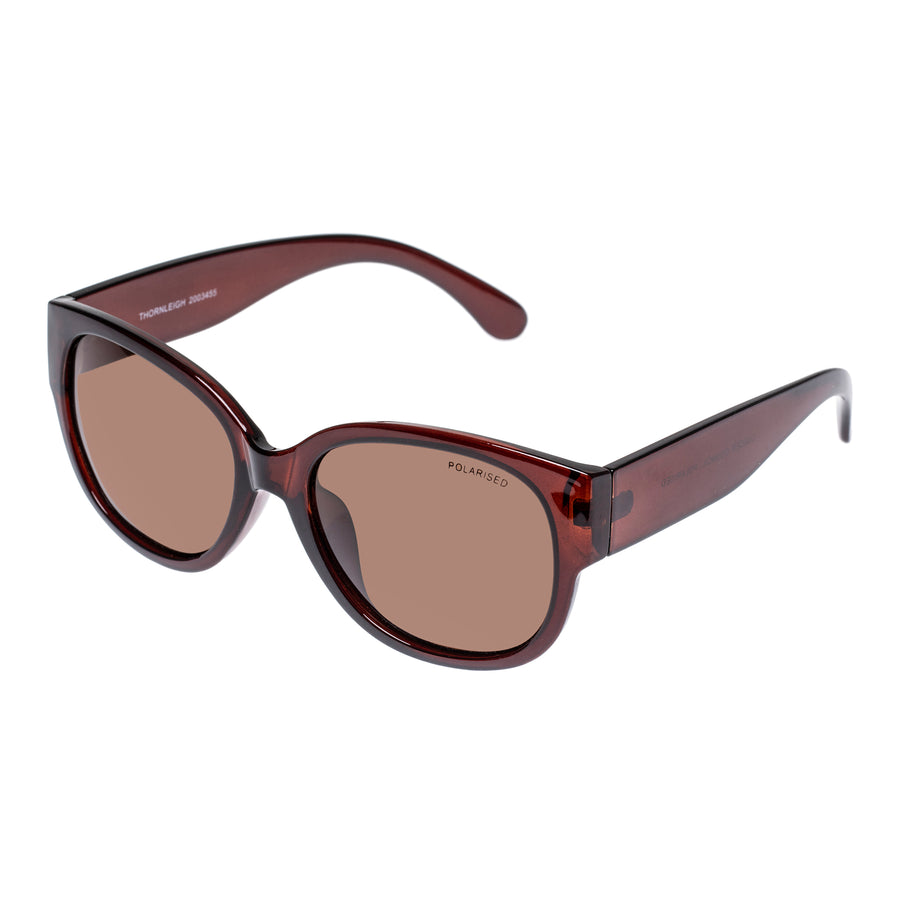 Cancer Council | Thornleigh Sunglasses | Chocolate | Angle