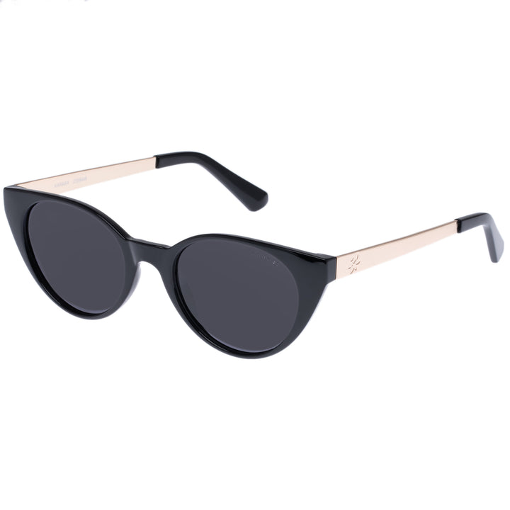 Cancer Council | Karara Sunglasses - Angle | Black | UPF50+ Protection