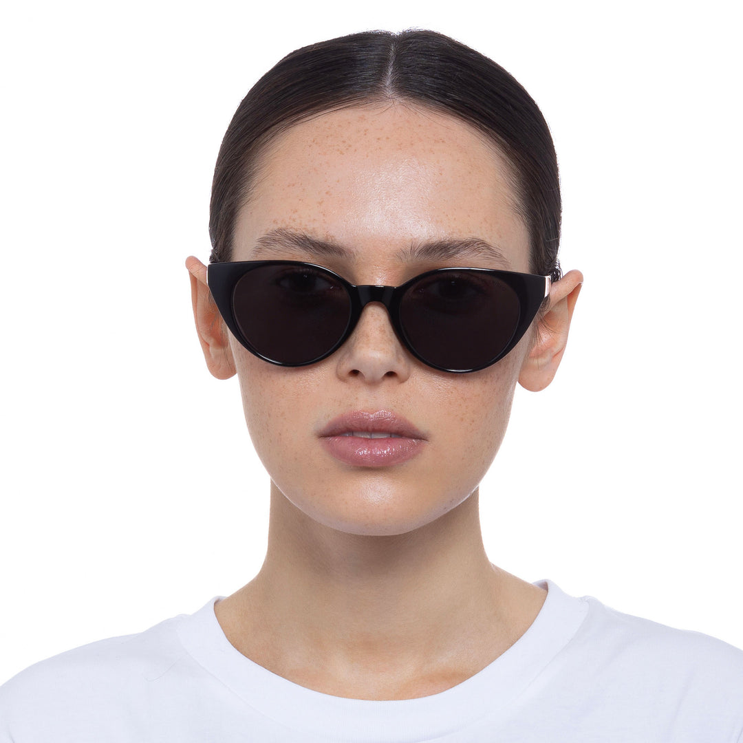 Cancer Council | Karara Sunglasses - Model Front | Black | UPF50+ Protection