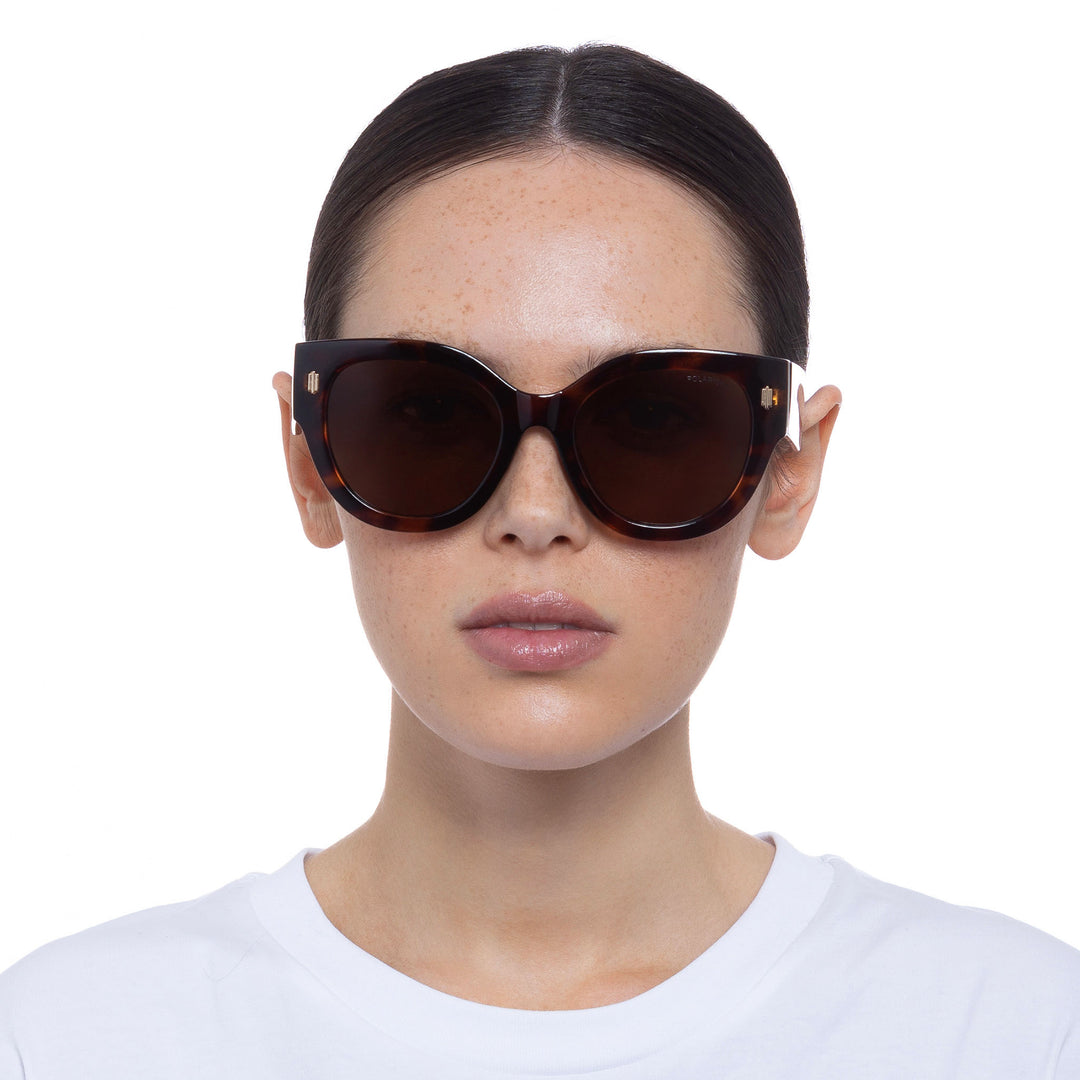 Cancer Council | Eurella Sunglasses - Model Front | Tort | UPF50+ Protection