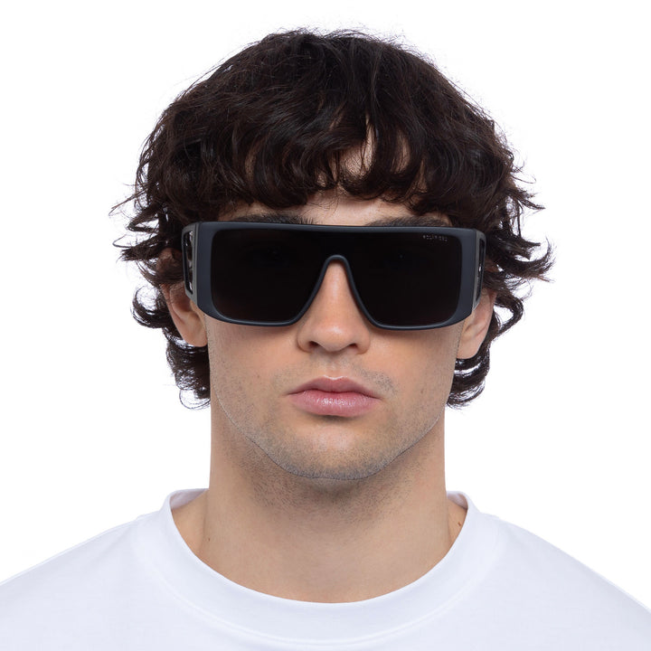 Cancer Council | Elgin Sunglasses - Model Front | Matte Black | UPF50+ Protection