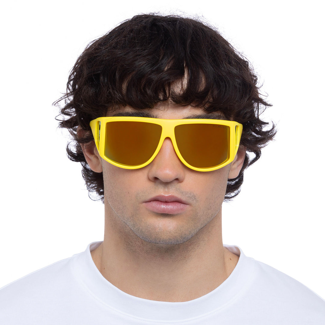 Cancer Council | Originals Nash - Male Model Front | Hyper Yellow | UPF50+ Protection