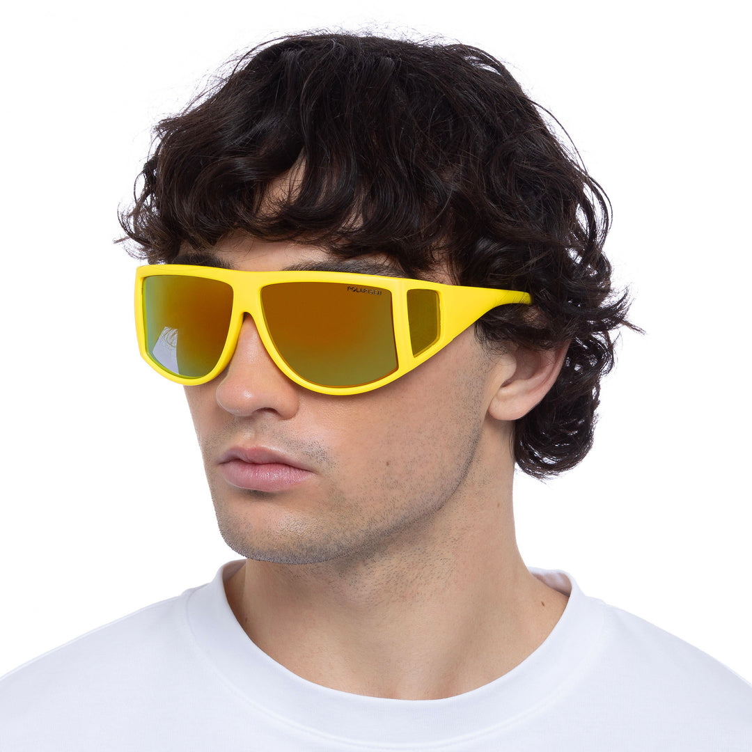 Cancer Council | Originals Nash - Male Model Angle | Hyper Yellow | UPF50+ Protection