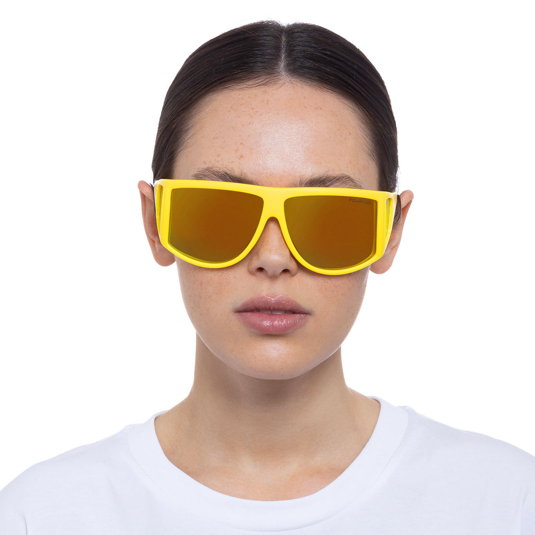 Cancer Council | Originals Nash - Female Model Front | Hyper Yellow | UPF50+ Protection