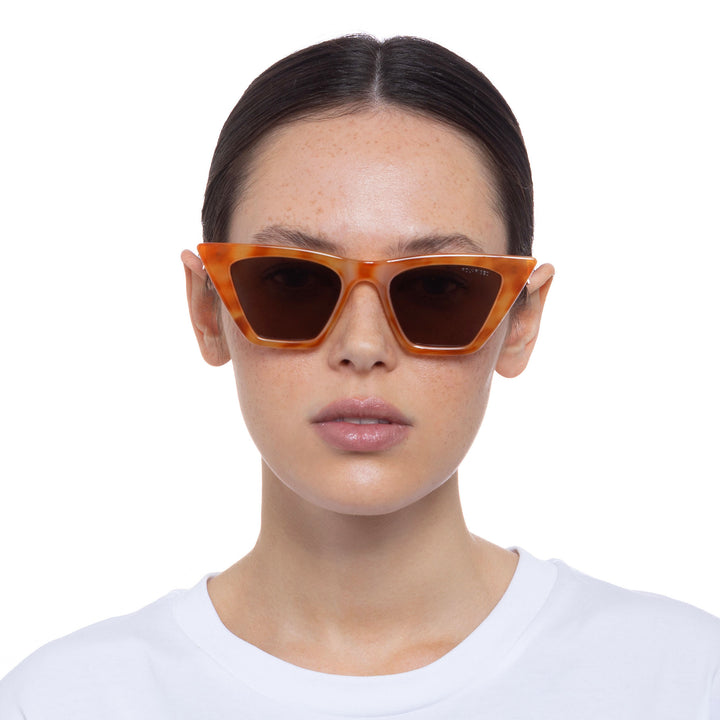 Cancer Council | Birchgrove Sunglasses - Model Front | Vintage Tort | UPF50+ Protection