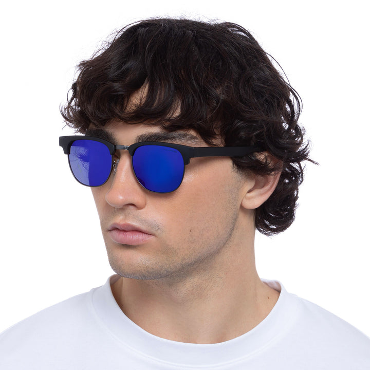 Cancer Council | Atherton Sunglasses - Male Model Angle | Matte Black | UPF50+ Protection