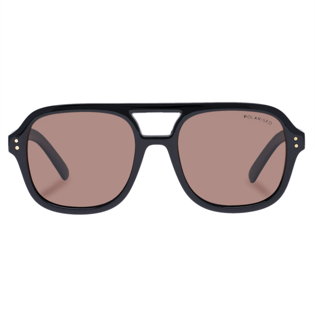 Cancer Council | Kingswood Sunglasses - Front | Black | UPF50+ Protection