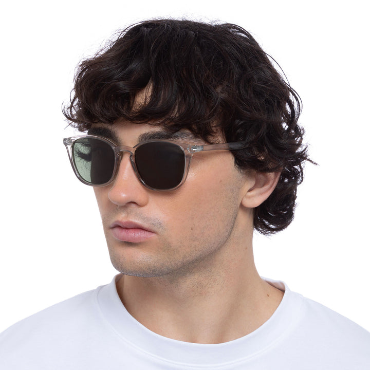 Cancer Council | Cadens Sunglasses - Male Model Angle | Stone | UPF50+ Protection