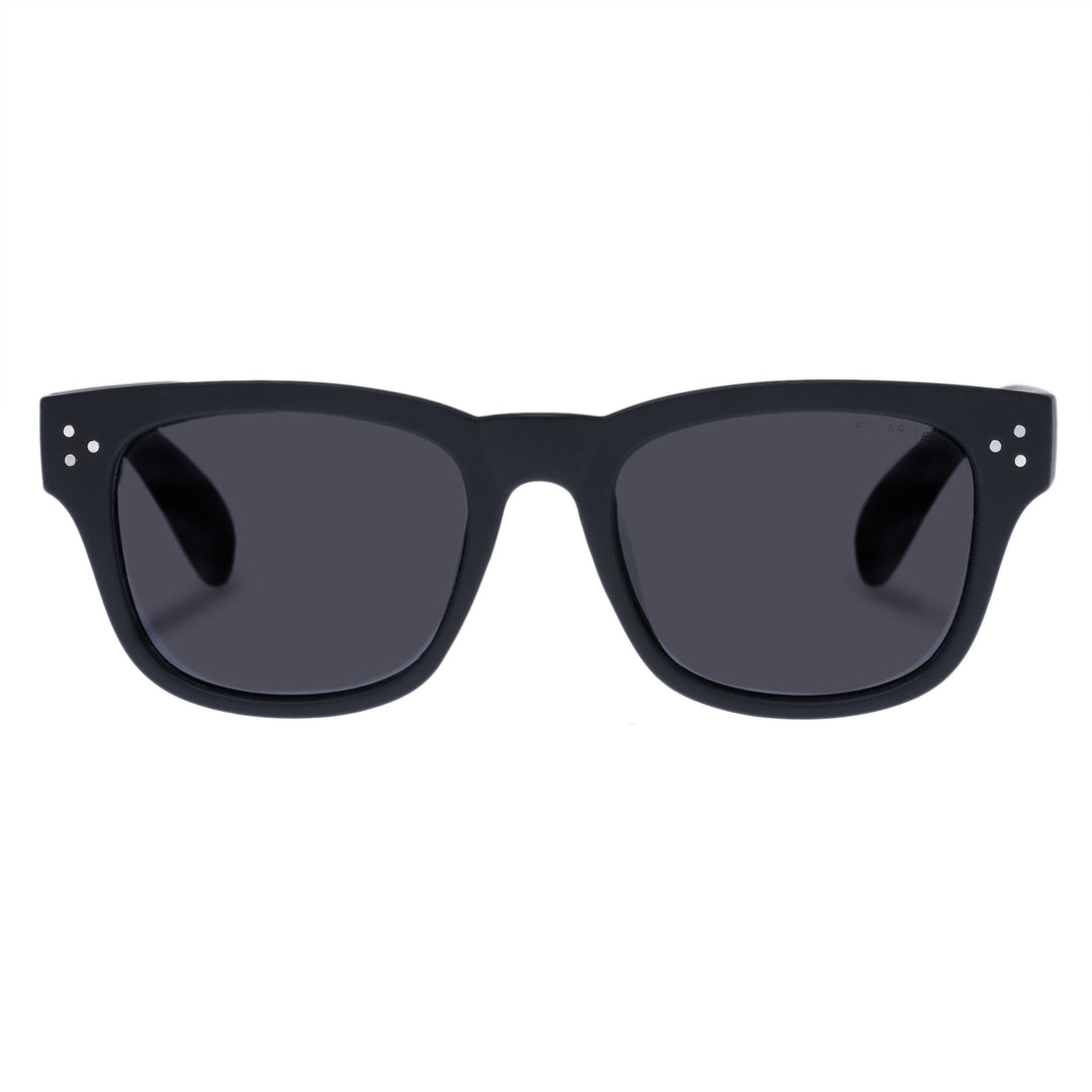 Cancer Council | Noddy Youth Sunglasses - Front | Matte Black | UPF50+ Protection