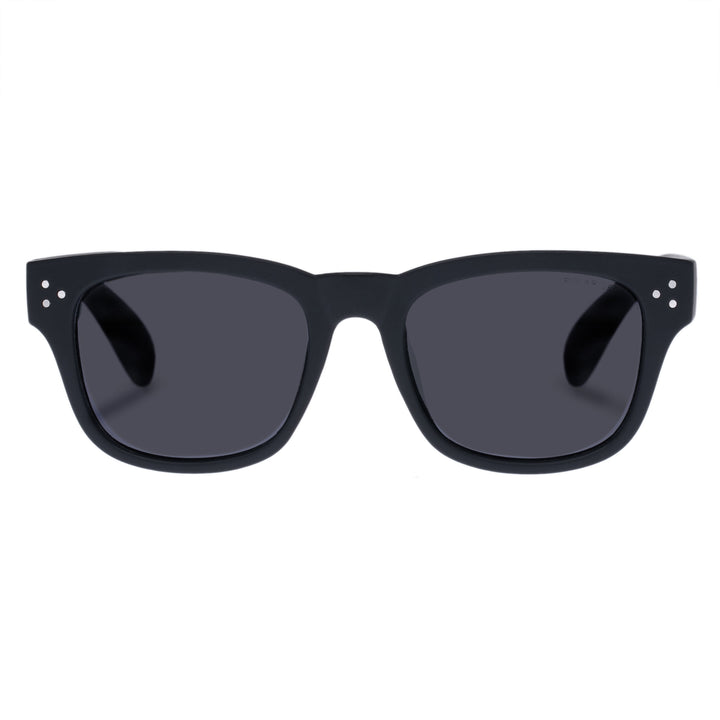 Cancer Council | Noddy Youth Sunglasses - Front | Matte Black | UPF50+ Protection