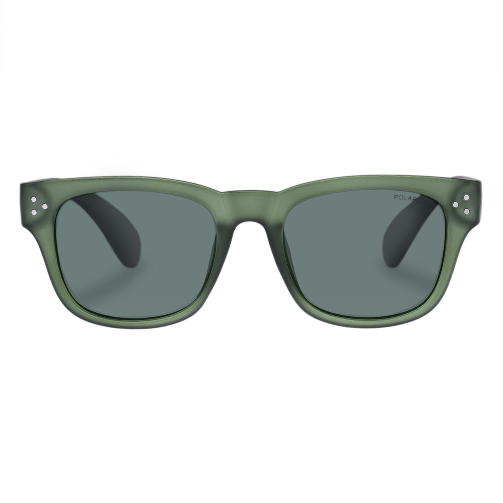 Cancer Council | Noddy Youth Sunglasses - Front | Matte Khaki | UPF50+ Protection