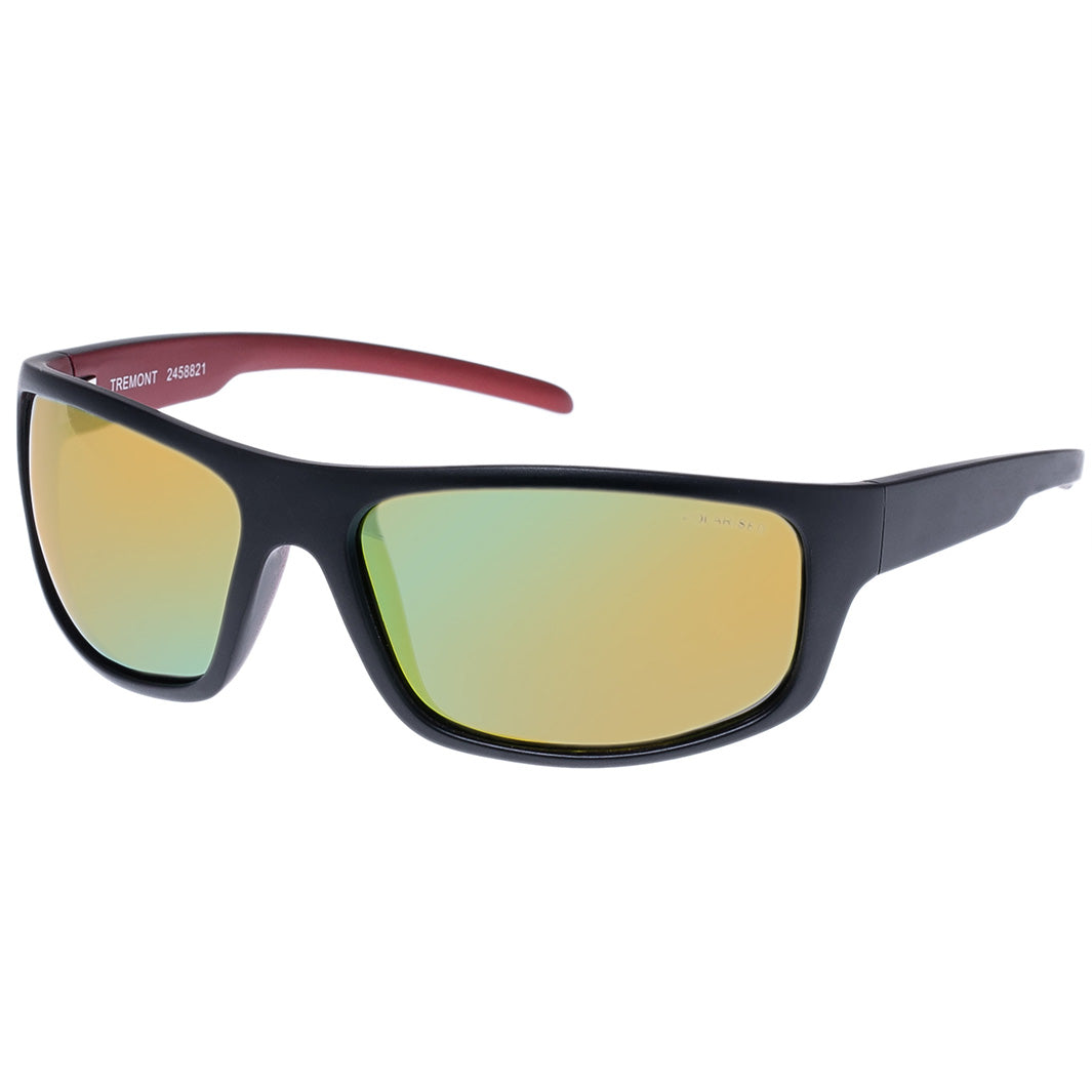 Cancer Council | Tremont Sunglasses | Black/Red | Angle