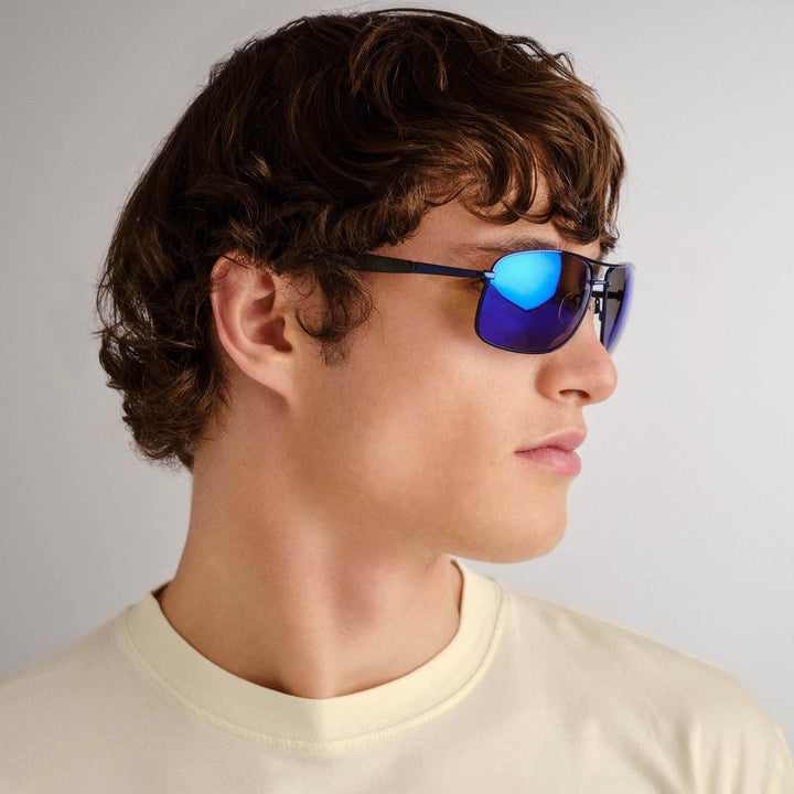 Cancer Council | Lincoln Sunglasses | Navy | Side