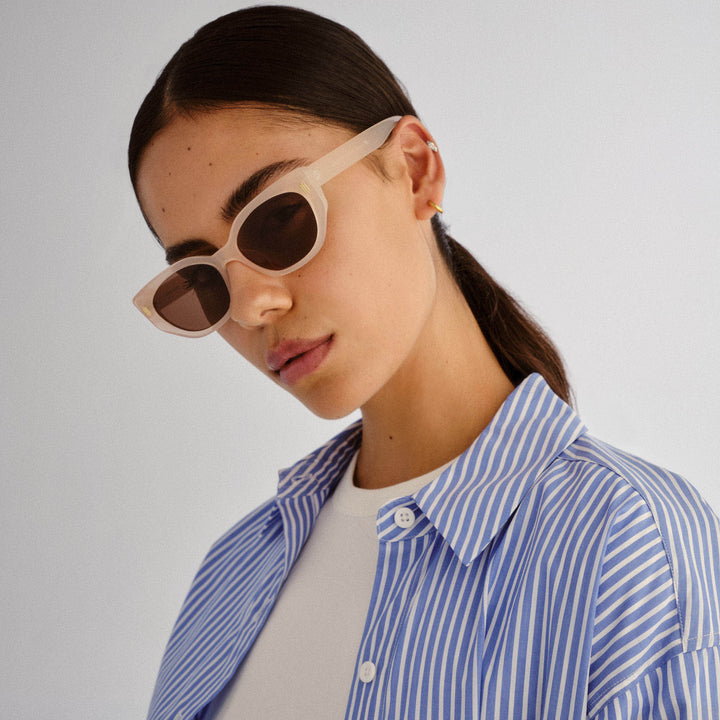Cancer Council | Fleming Sunglasses | Linen | Angle Model