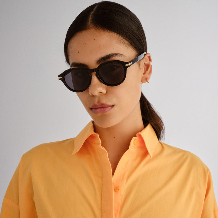 Cancer Council | Acton Sunglasses | Black | Model