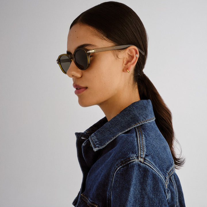 Cancer Council | Acton Sunglasses | Khaki | Side