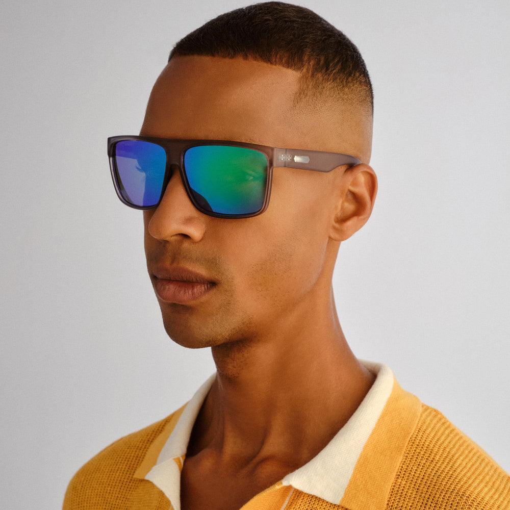 Cancer Council | Junee Sunglasses | Grey | Angle