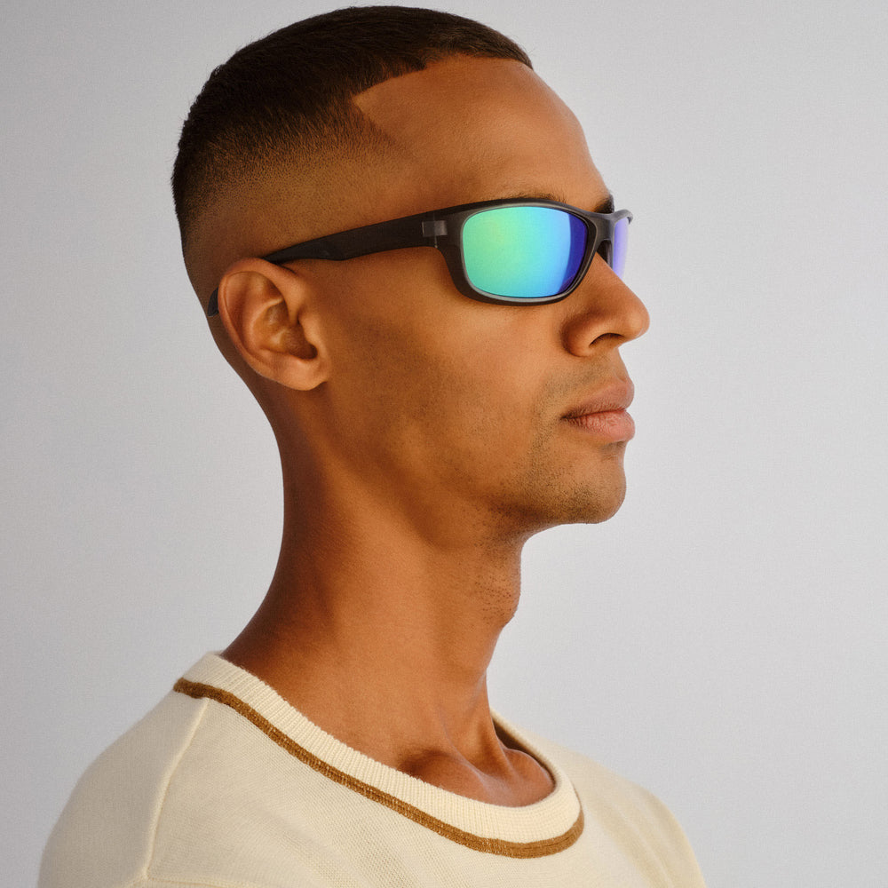 Cancer Council | Samson Sunglasses | Grey | Angle Model