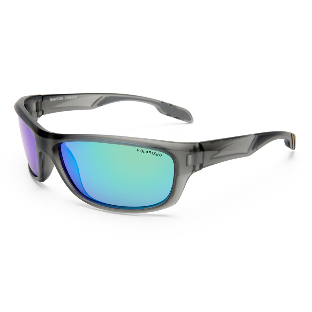 Cancer Council | Samson Sunglasses | Grey | Angle