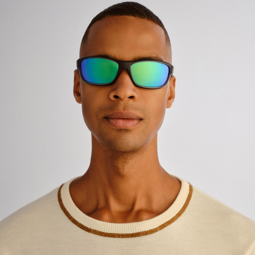 Cancer Council | Samson Sunglasses | Grey | Front Profile