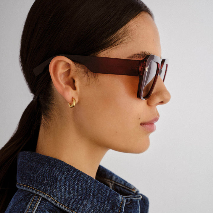 Cancer Council | Massey Sunglasses | Burgundy | Side