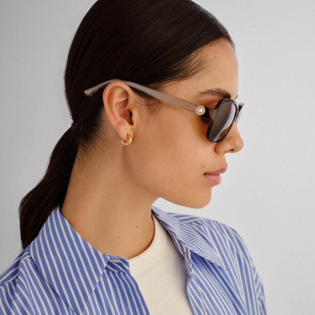 Cancer Council | Abbey Sunglasses | Dark Tort/Tan | Side