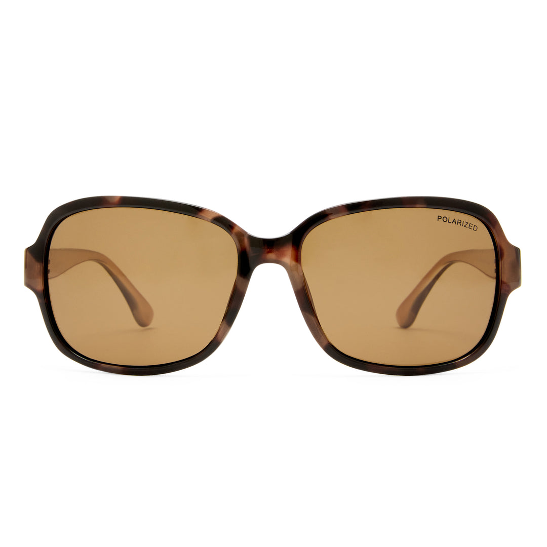 Cancer Council | Abbey Sunglasses | Dark Tort/Tan | Front