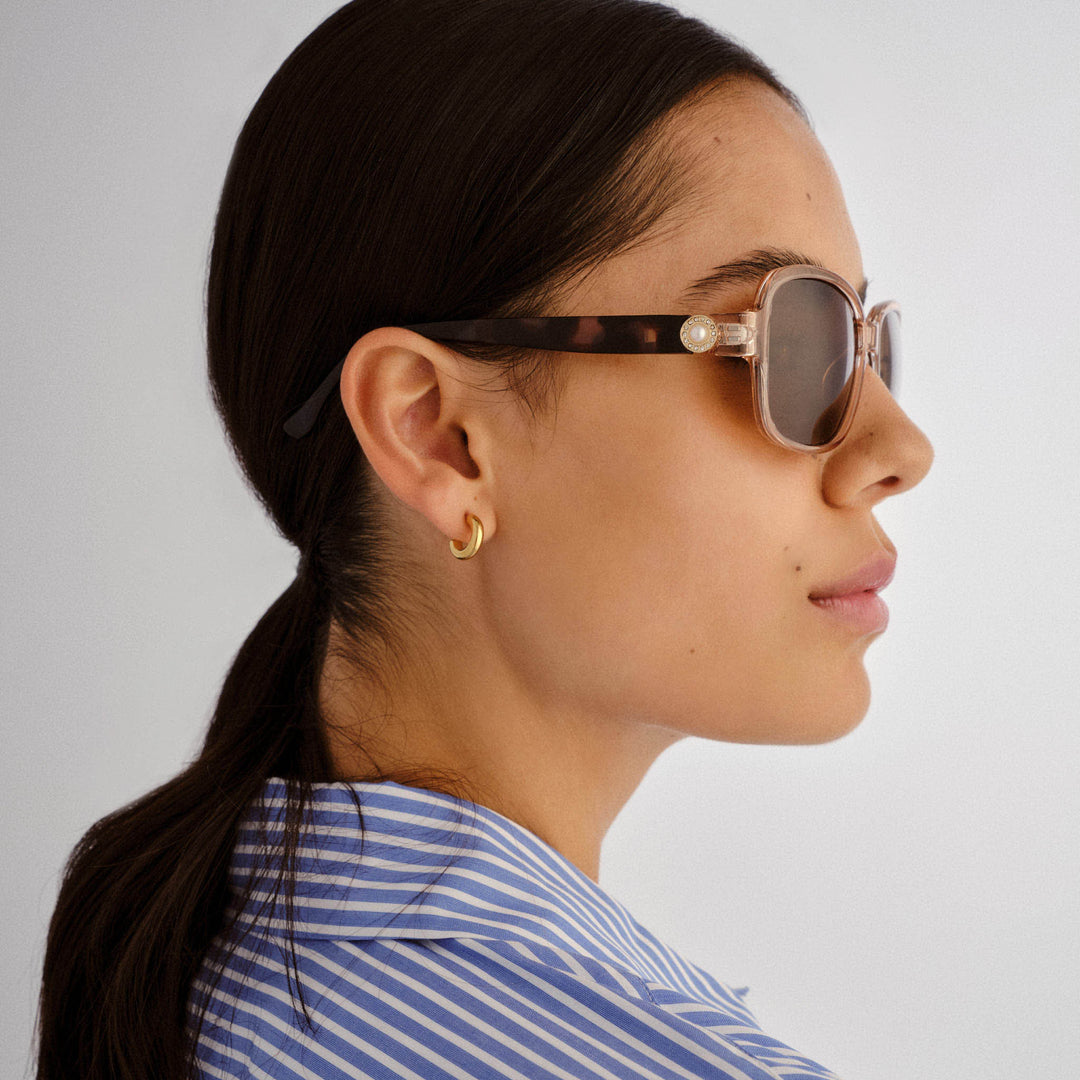 Cancer Council | Abbey Sunglasses | Blush/Cookie Tort | Side