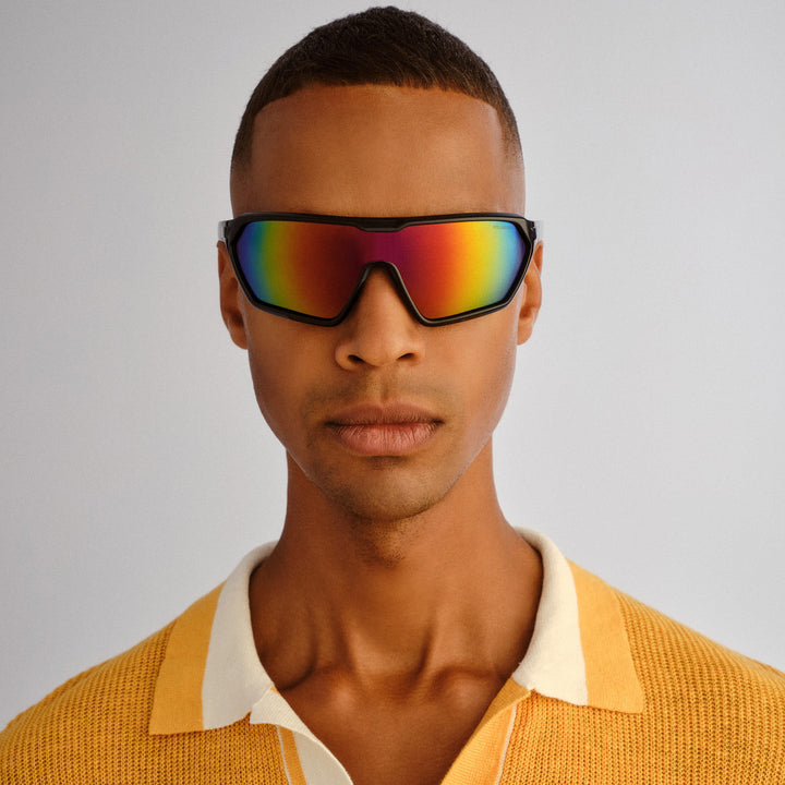 Cancer Council | Tampu Sunglasses | Black | Model Front