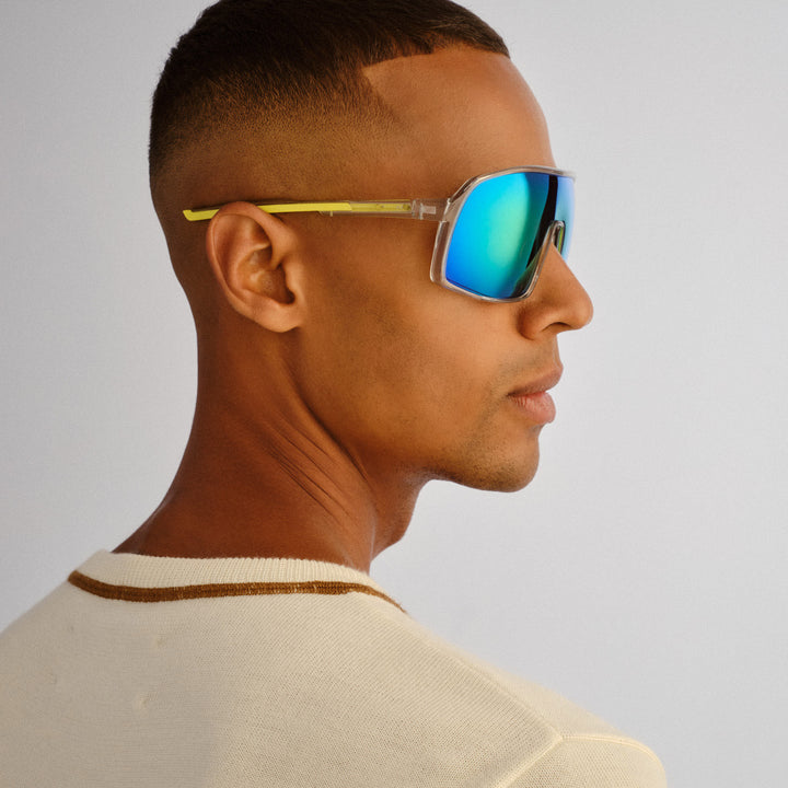 Cancer Council | Outfield Shield Sunglasses | Clear | Side Profile