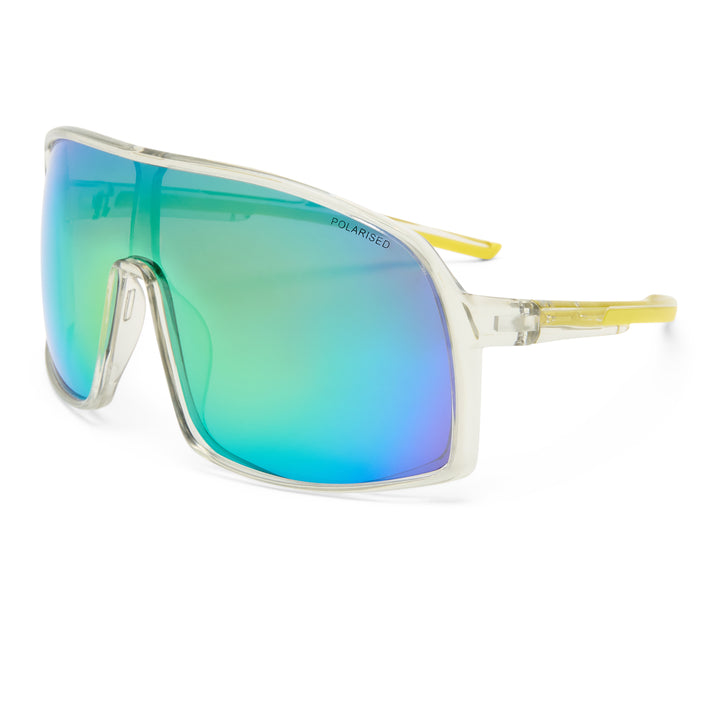 Cancer Council | Outfield Shield Sunglasses | Clear | Angle