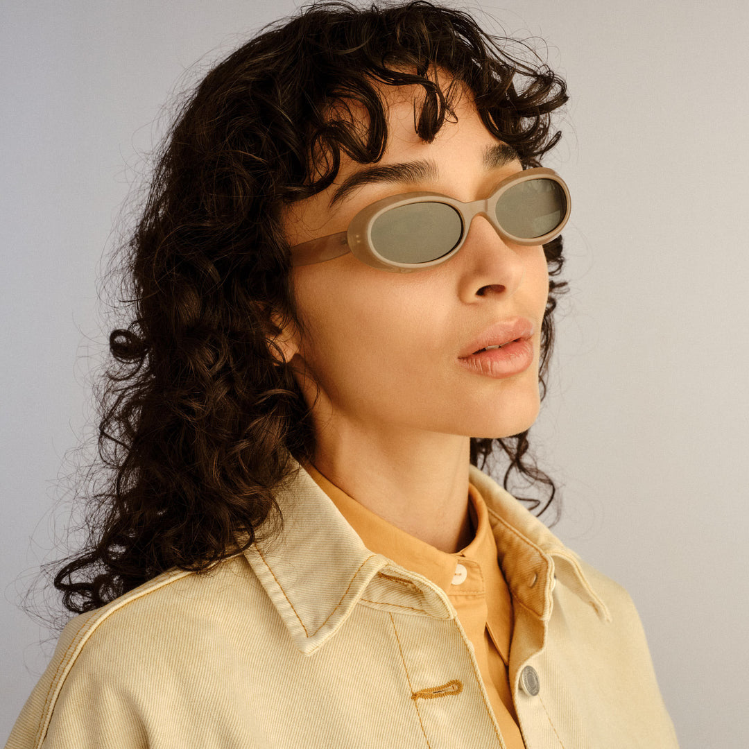 Cancer Council | Tara Sunglasses | Linen | Model