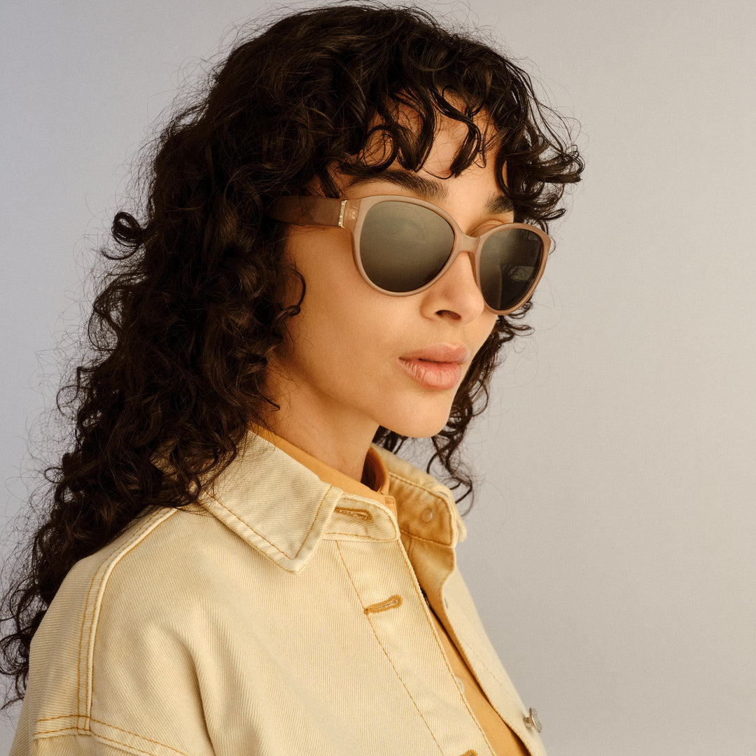 Cancer Council | Bony Hills Sunglasses | Linen| Side