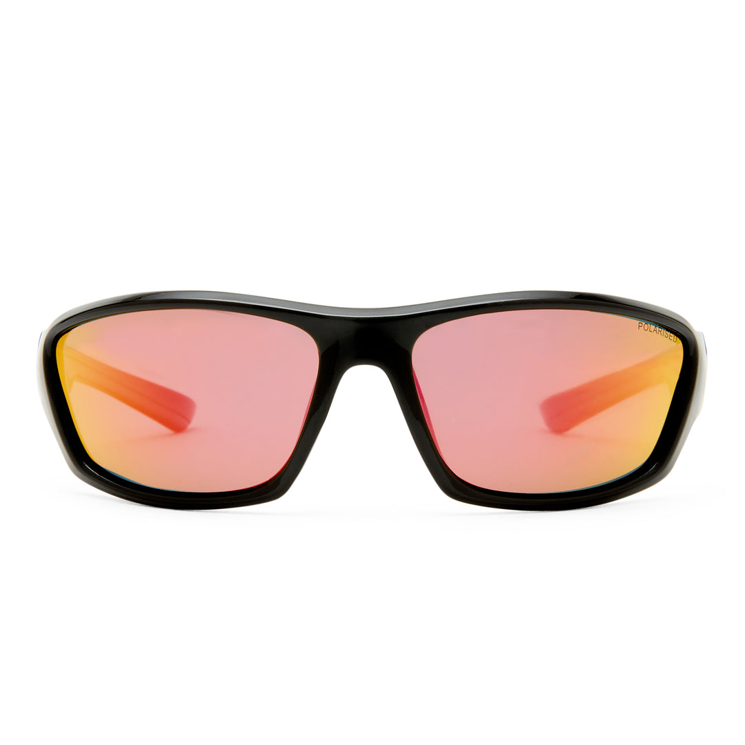 Cancer Council | Dargan Sunglasses | Black/Red| Front