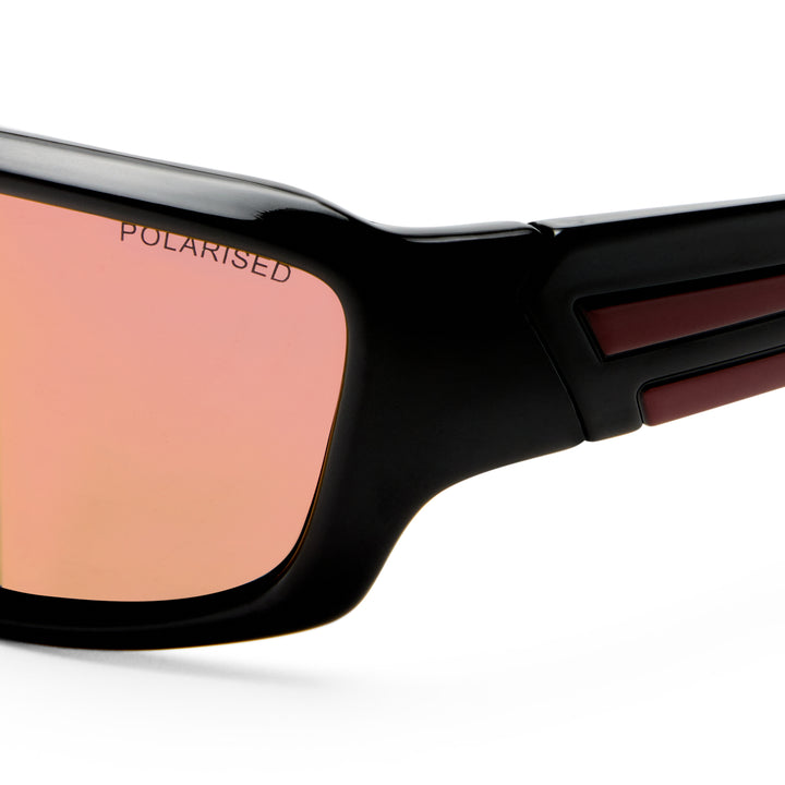 Cancer Council | Dargan Sunglasses | Black/Red| Zoom