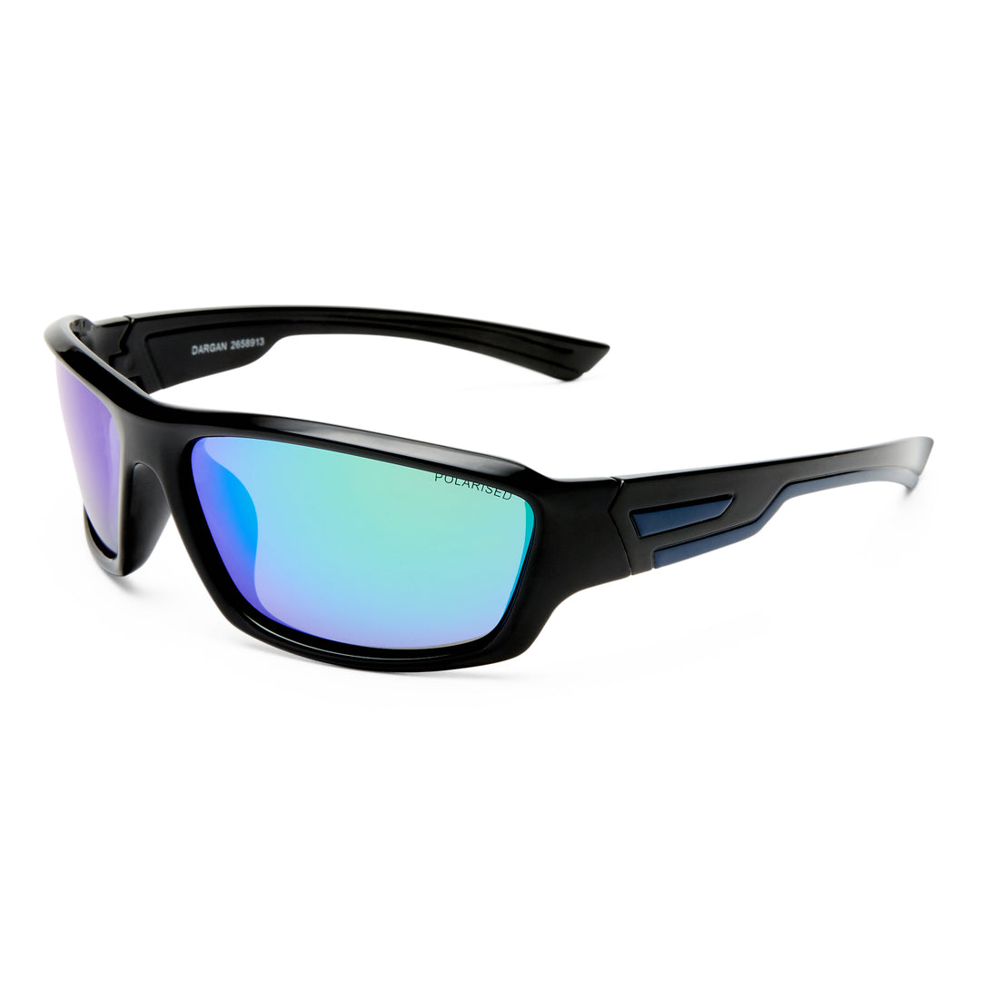 Cancer Council | Dargan Sunglasses | Black/Blue | Angle