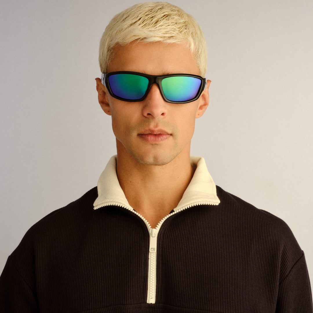 Cancer Council | Dargan Sunglasses | Black/Blue | Lifestyle 