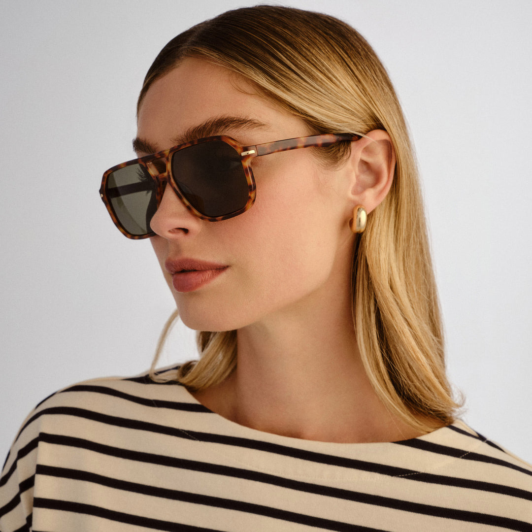 Cancer Council | Jensen Sunglasses | Amber Tort | Angle Female