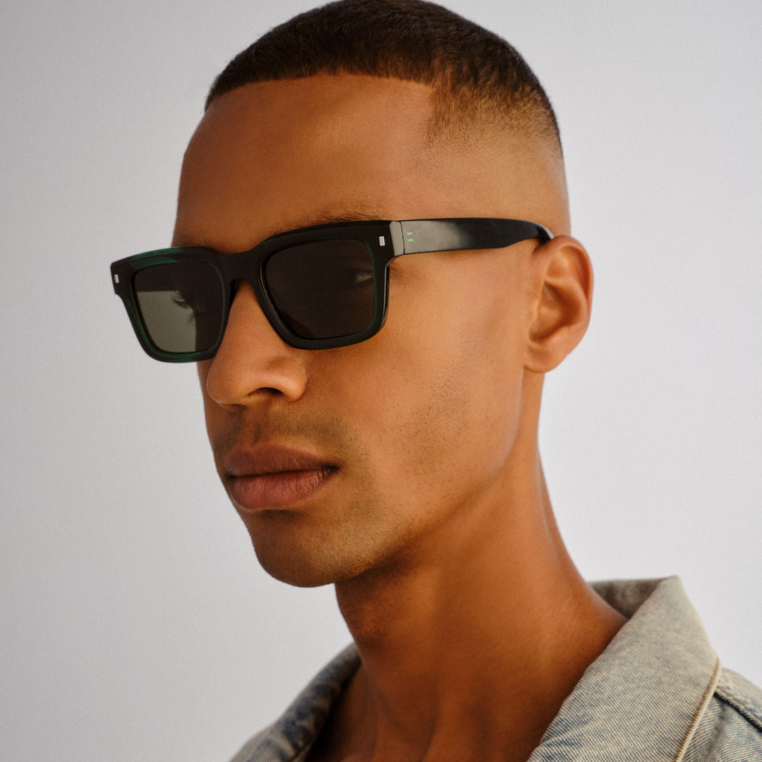 Cancer Council | Jaffa Sunglasses | Emerald | Male Model