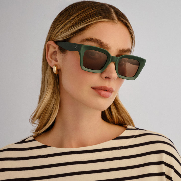 Cancer Council | Fairlight Sunglasses | Matte Emerald | Lifestyle
