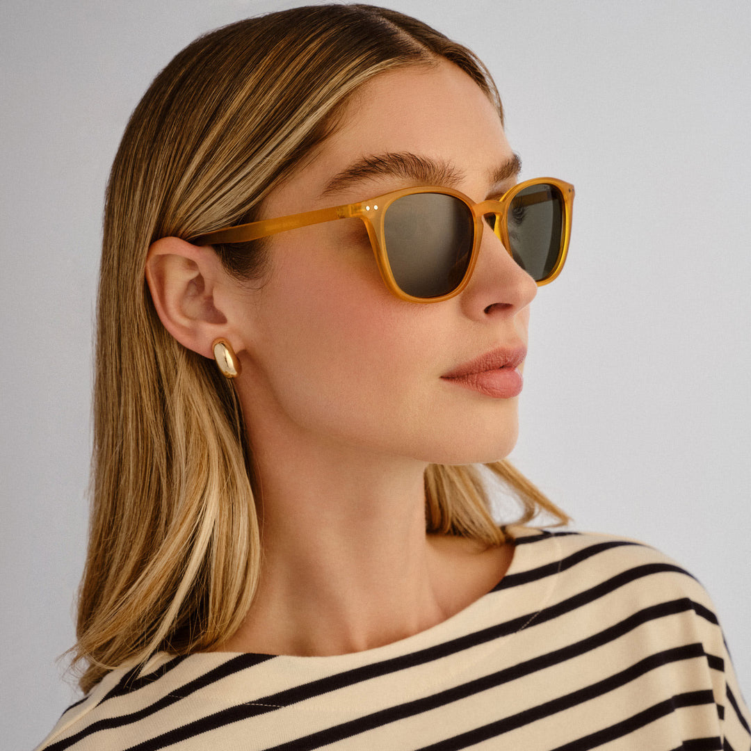 Cancer Council | Caden Sunglasses | Matte Honey | Angle Female