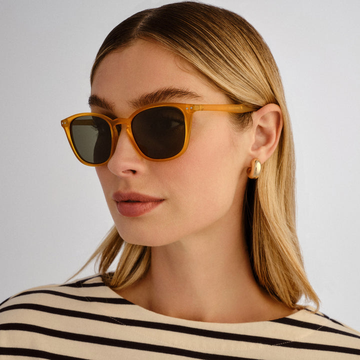 Cancer Council | Caden Sunglasses | Matte Honey | Side Female