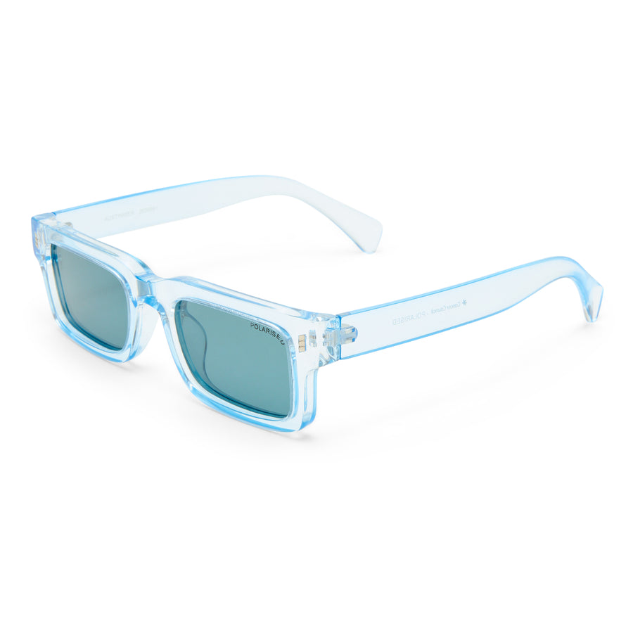 Product angle view of Austinmer Sunglasses in Ice Blue 