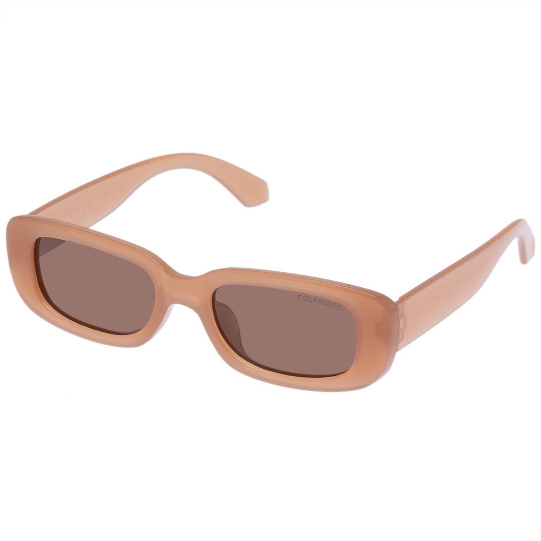 Cancer Council | Budgie Sunglasses - Angle | Caramel | UPF50+ Protection