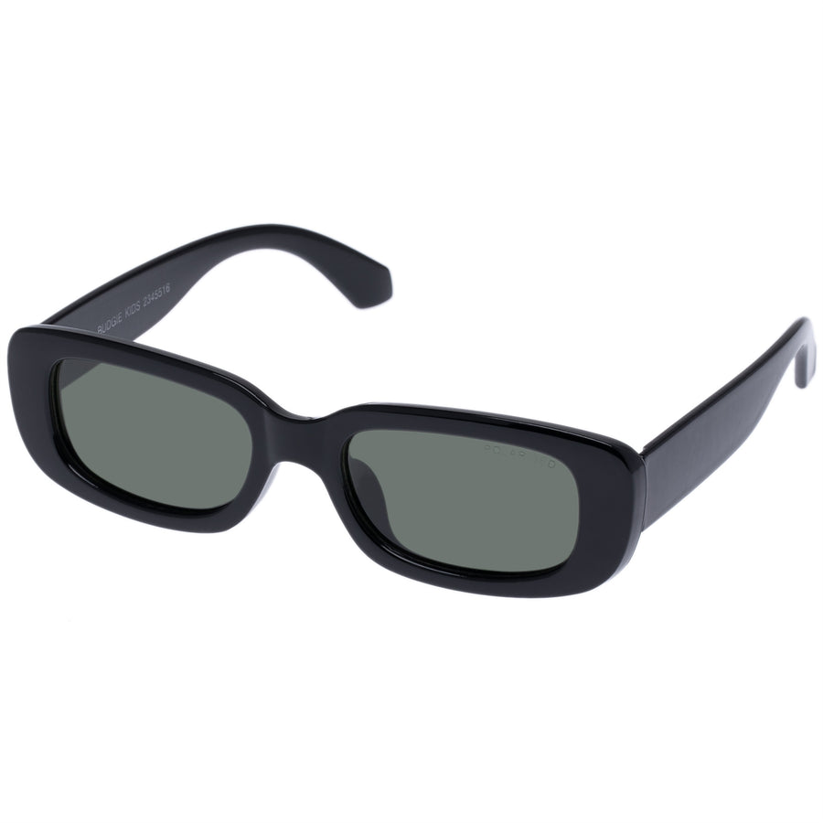 Cancer Council | Budgie Sunglasses - Angle | Black | UPF50+ Protection