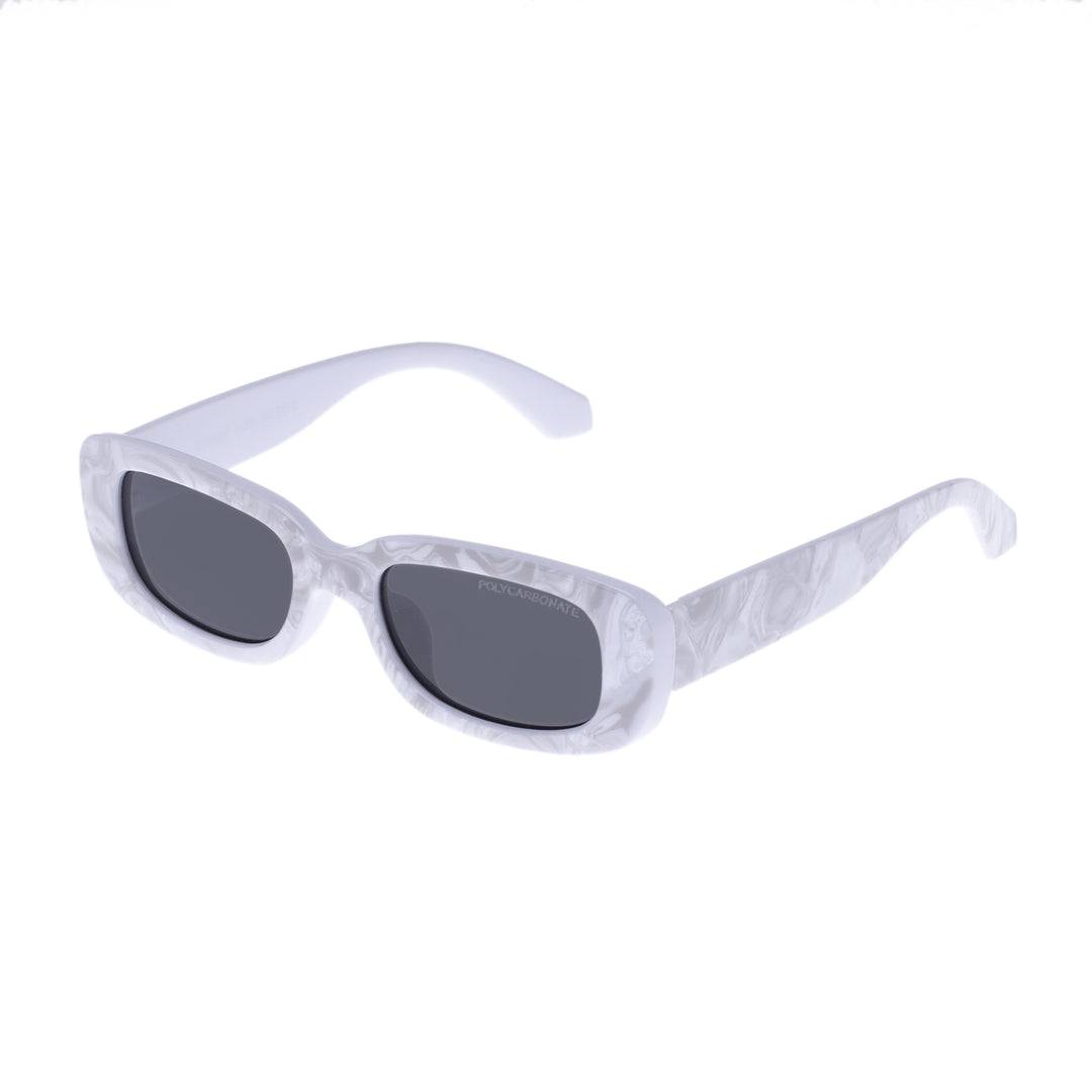 Cancer Council | Budgie Sunglasses - Angle | White Seashell | UPF50+ Protection