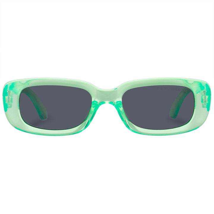 Cancer Council | Budgie Sunglasses - Front | Neon Green | UPF50+ Protection