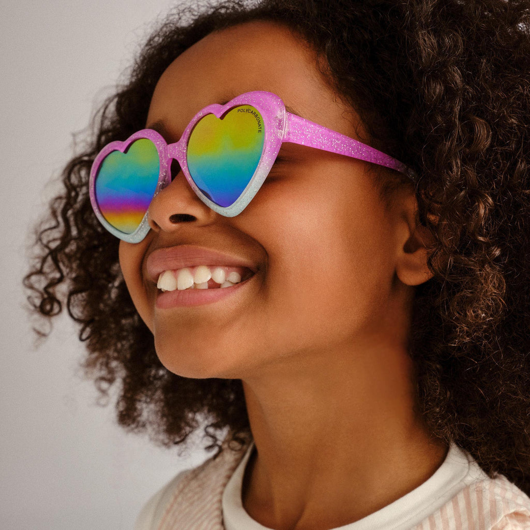 Lovebird Sunglasses Pink Sparkle