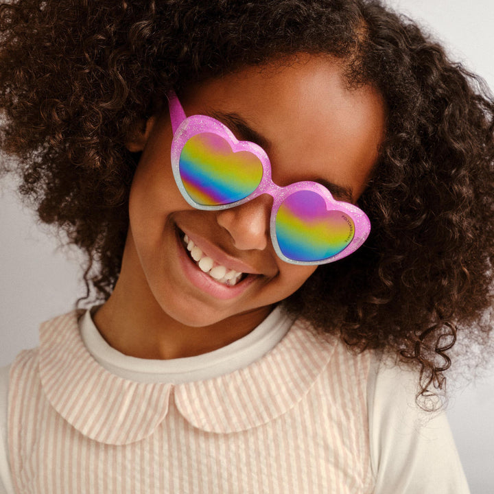 Cancer Council | Lovebird Sunglasses | Pink Sparkle | Lifestyle Front